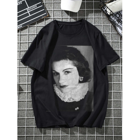 Tricou Coco Chanel (Gabriel Chanel) bumbac
